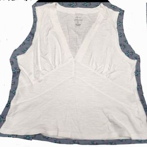 Malibu Tee White Sleeveless Top